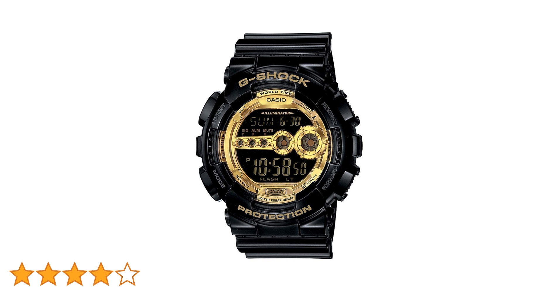 Casio G-Shock Men's Digital Resin Band Watch, Gold, Strap : Amazon